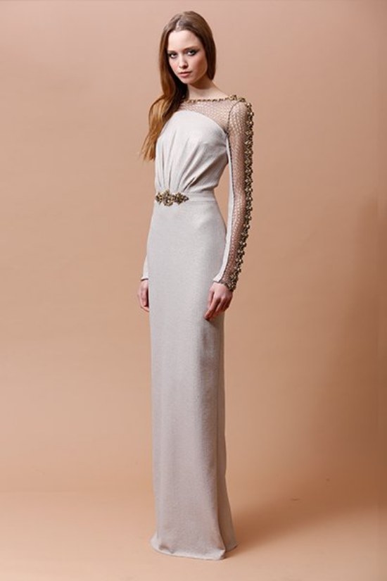 vestidos de noche badgley mischka 2014 otoño