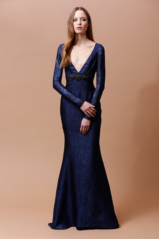 vestidos de noche badgley mischka 2014 otoño
