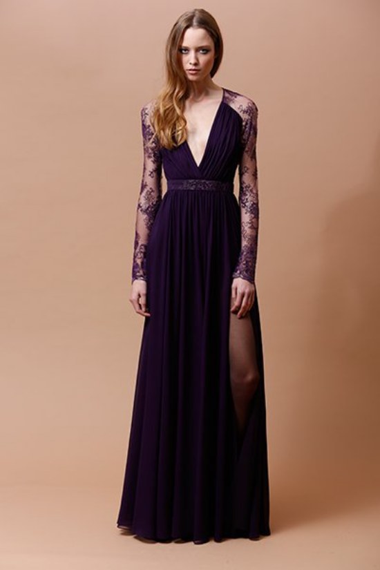 vestidos de noche badgley mischka 2014 otoño