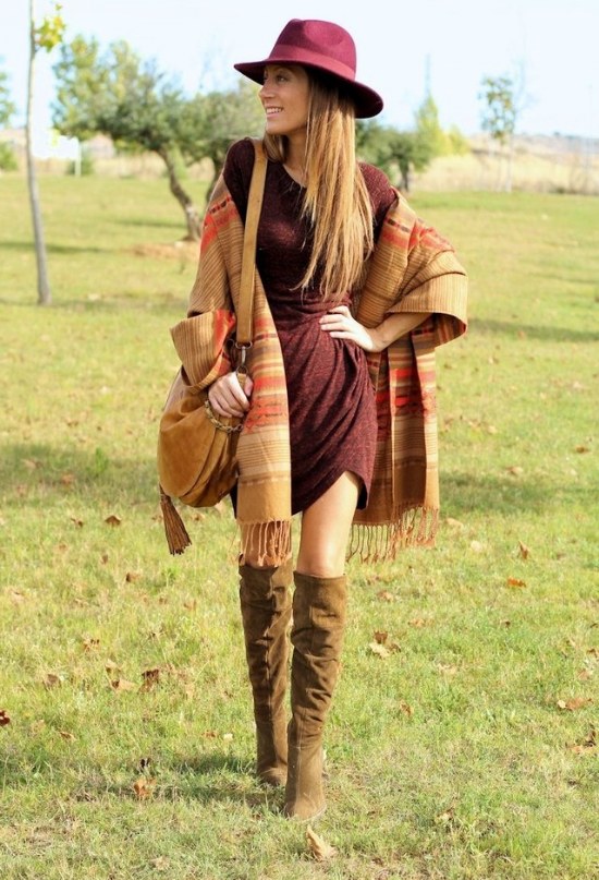 vestir bufandas moda otoño 2014
