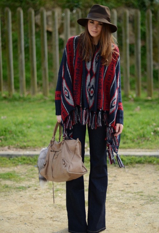 vestir bufandas moda otoño 2014