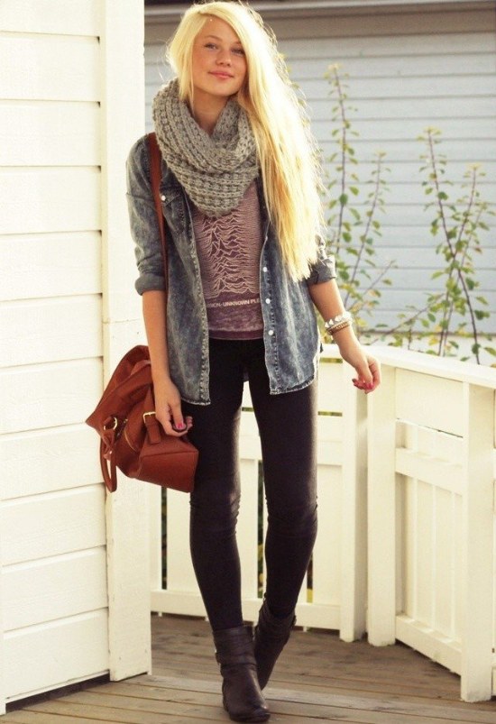 mejores maneras outfits bufandas moda otoño