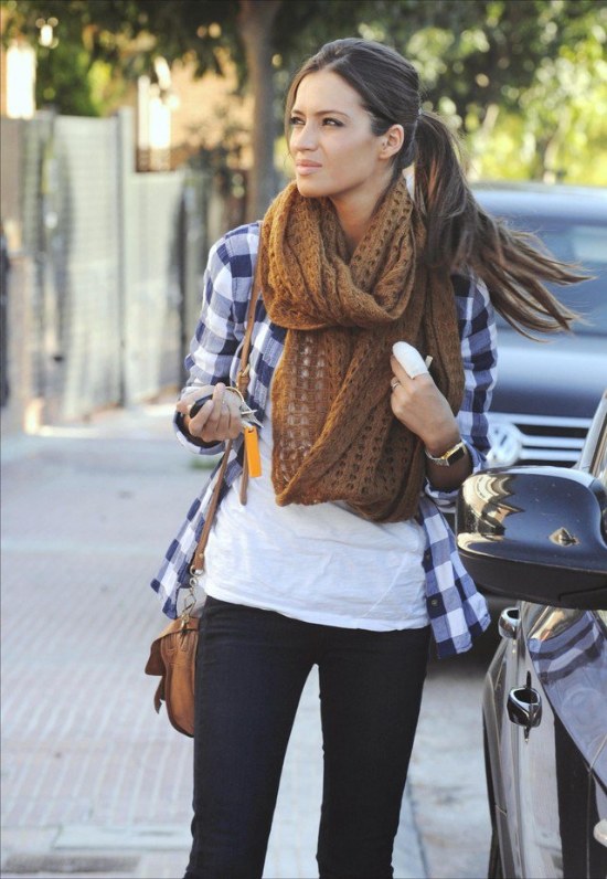 mejores maneras outfits bufandas moda otoño