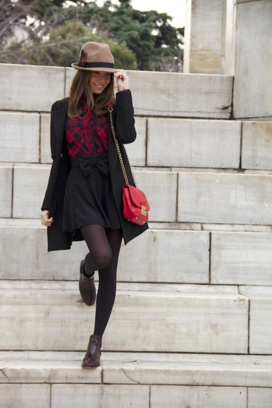 outfits camisas cuadro tartan 