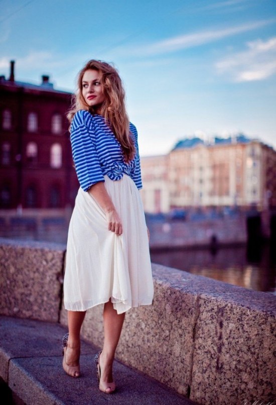 faldas midi otoño 2014 moda