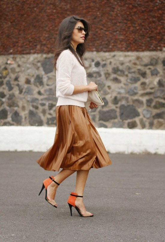 faldas midi otoño 2014 moda