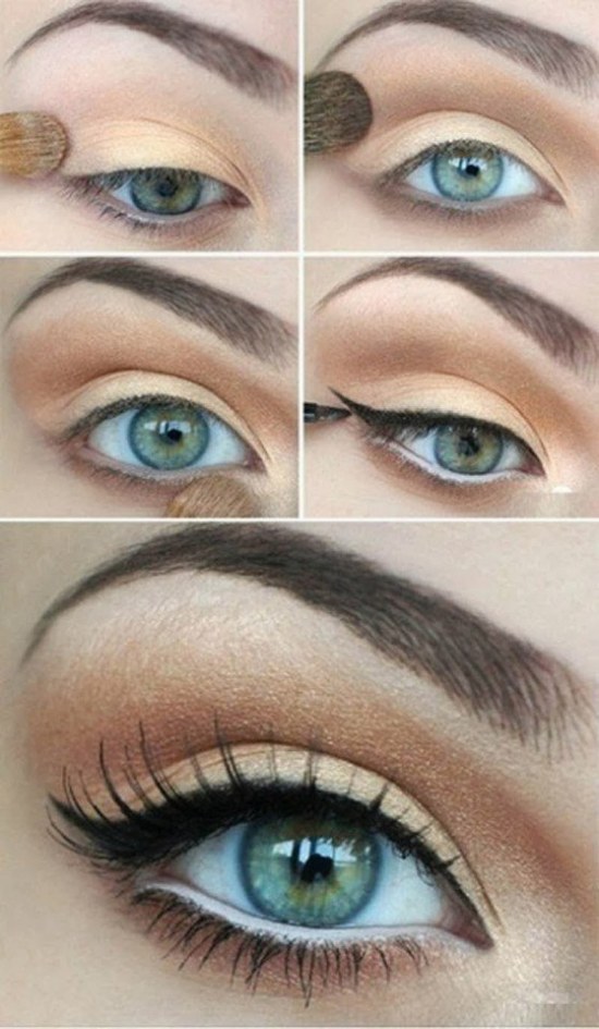 maquillaje para ojos verdes