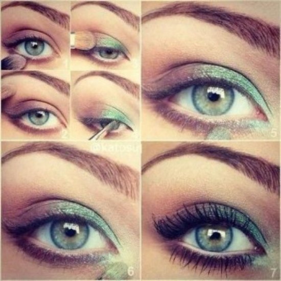 maquillaje para ojos verdes