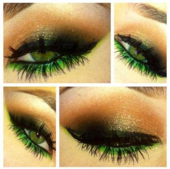 maquillaje para ojos verdes