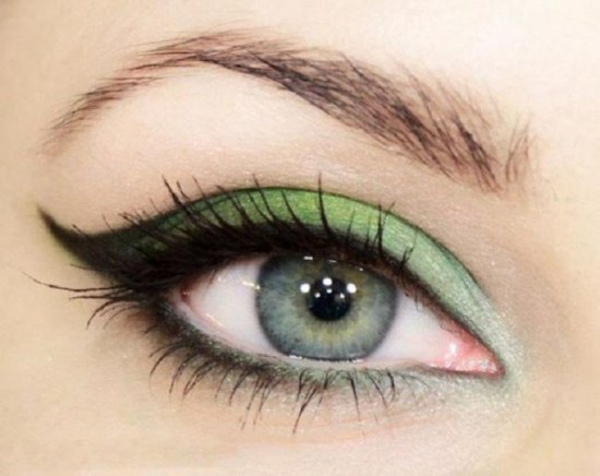 maquillaje para ojos verdes