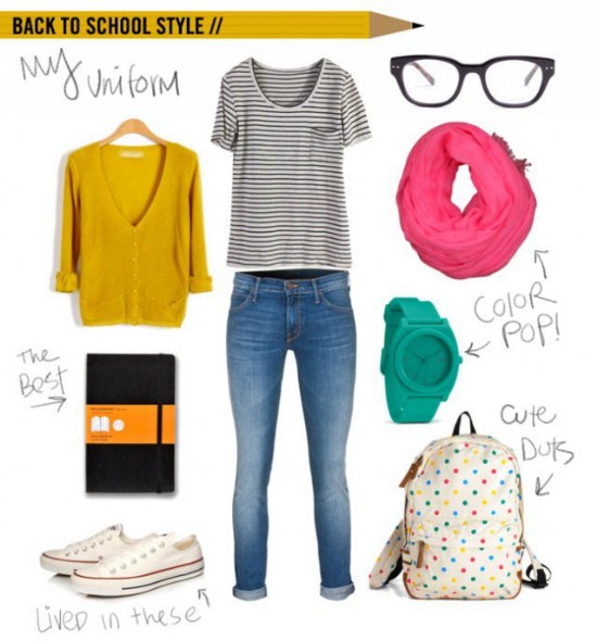 outfits para el regreso a clases septiembre
