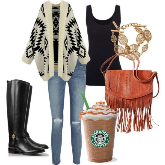 polyvore moda outfits otoño