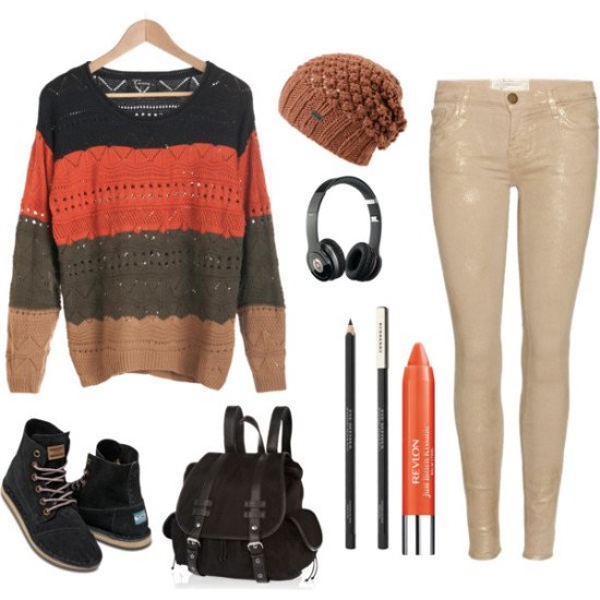 polyvore moda outfits otoño