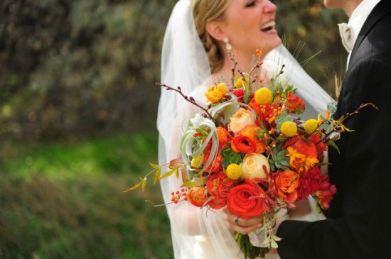 ramos flores bouquets otoño bodas moda