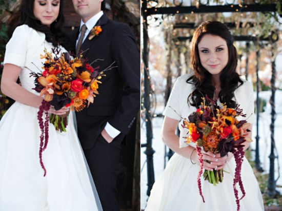 ramos flores bouquets otoño bodas moda