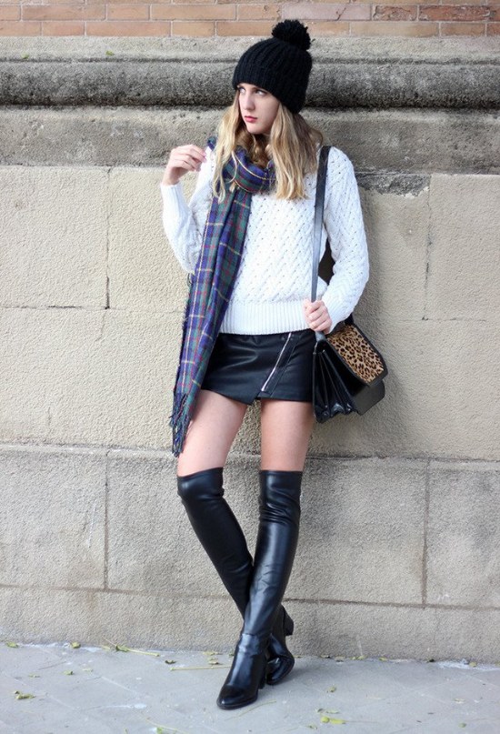 botas rodillas moda invierno tendencias outfits