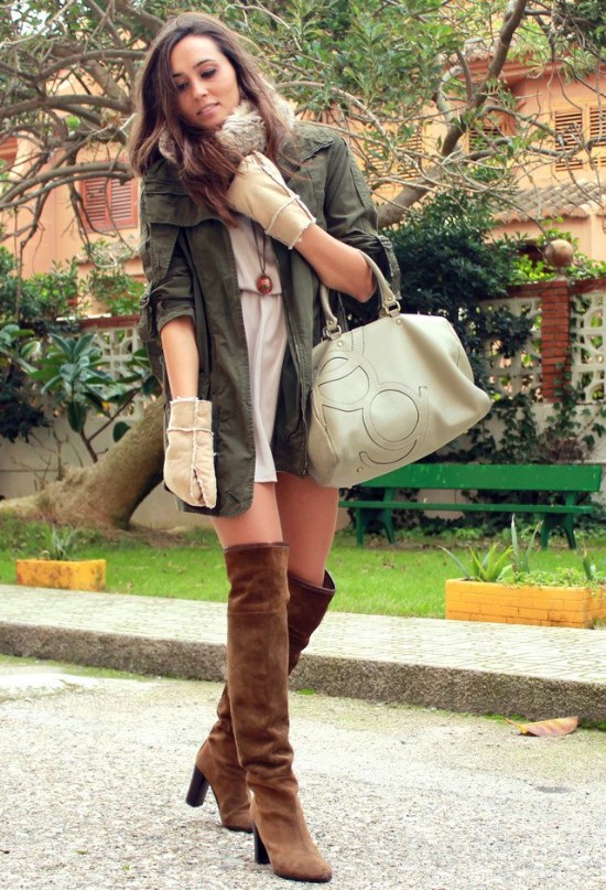 botas rodillas moda invierno tendencias outfits