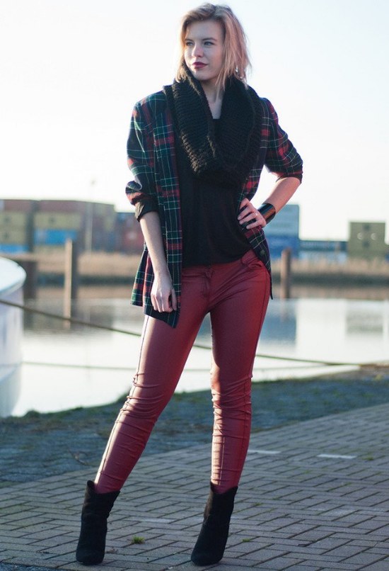 chaquetas blazers otoño moda tela escocesa