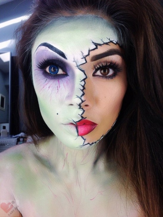 maquillaje halloween creepy ideas