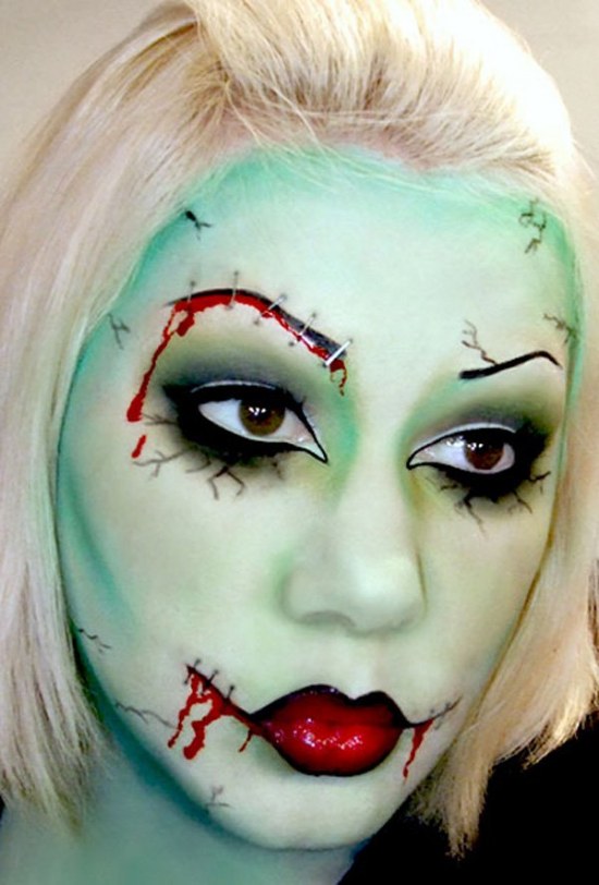 maquillaje halloween creepy ideas