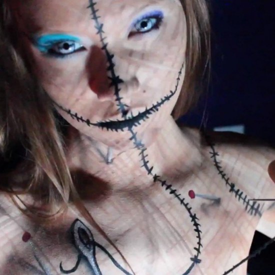 maquillaje halloween creepy ideas
