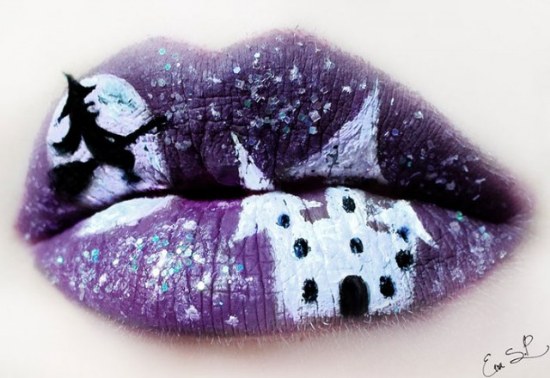 eva senin labios maquillaje halloween