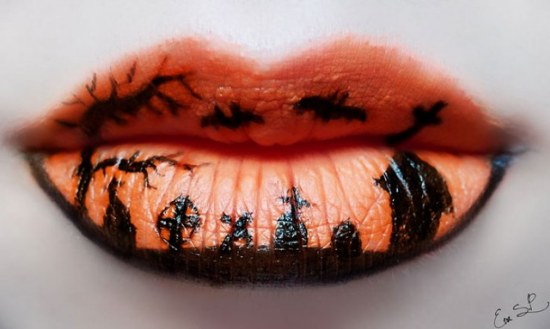 eva senin labios maquillaje halloween
