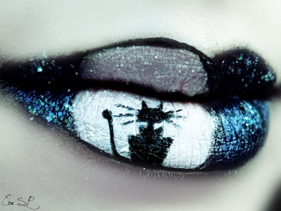 eva senin labios maquillaje halloween