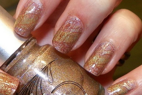otoño moda uñas diseños