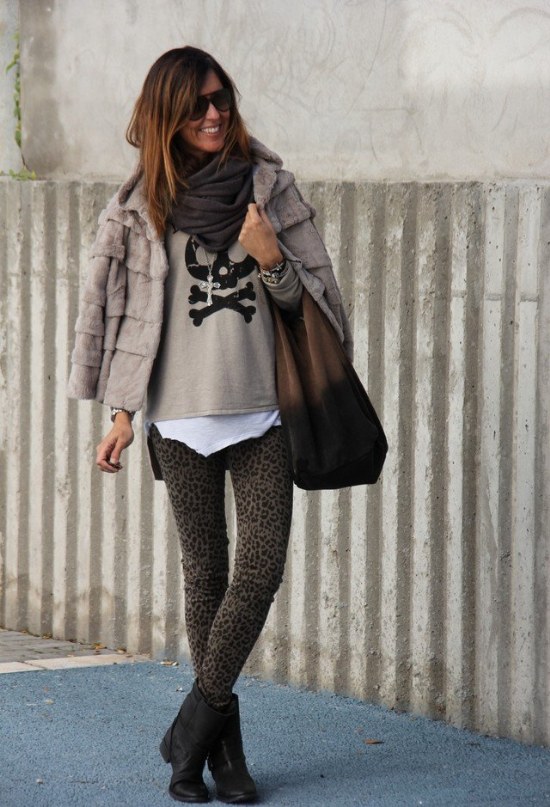bufandas finitas outfits moda otono invierno