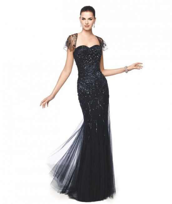 pronovias vestidos coctel elegantes