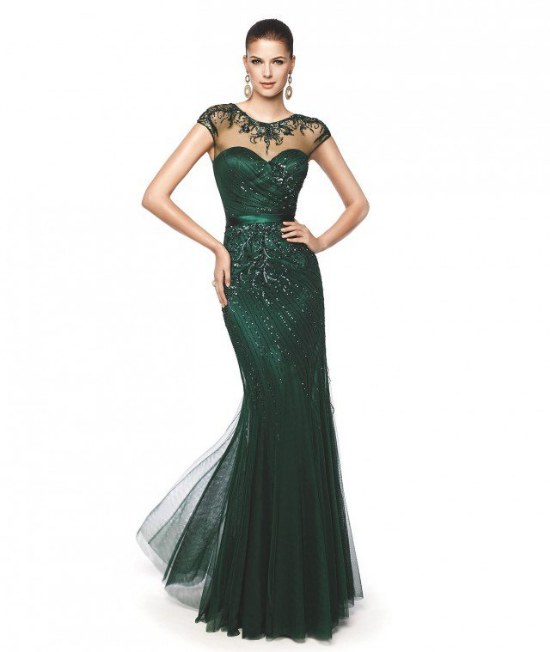 pronovias vestidos coctel elegantes