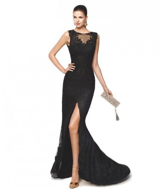 pronovias vestidos coctel elegantes