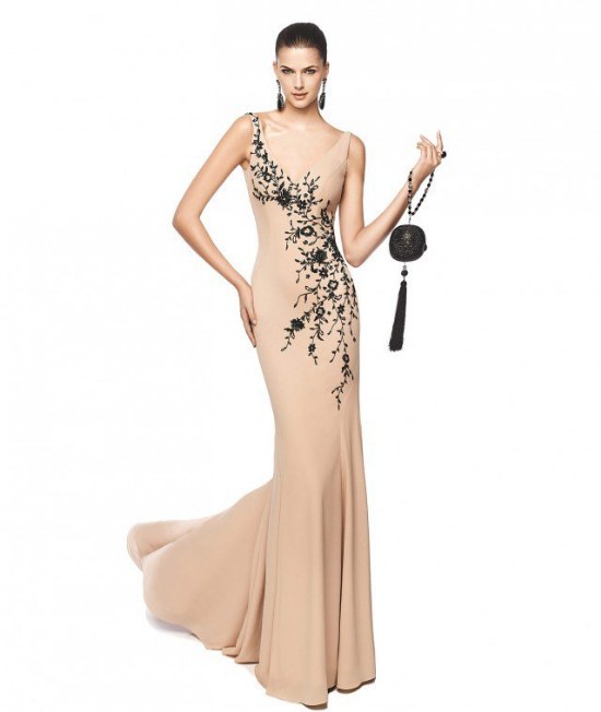 pronovias vestidos coctel elegantes