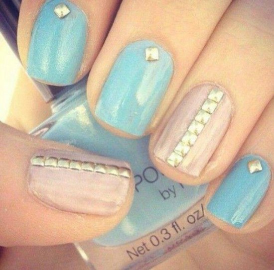 studs tachuelas uñas diseños