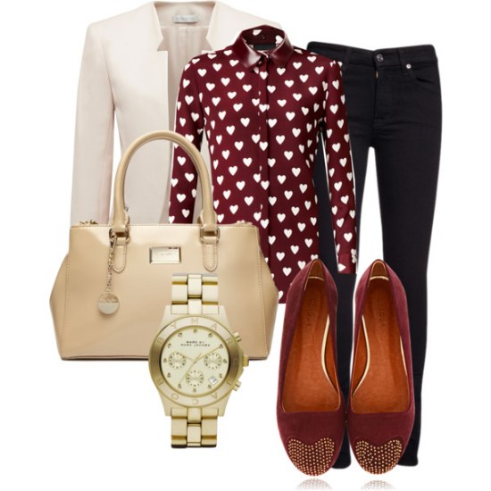 vinotinto moda otoño 2014 outfits diseños de uñas