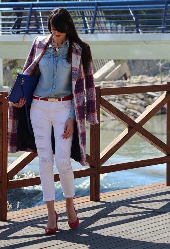 abrigos tartan invierno moda 2014