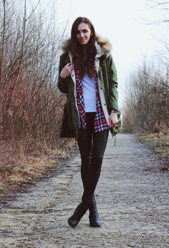 outfits chaqueta parka abrigo invierno