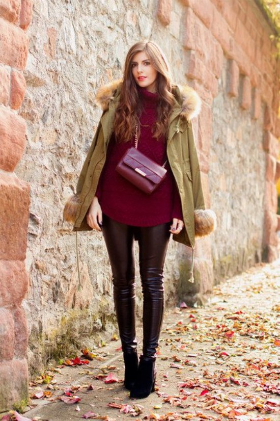 outfits chaqueta parka abrigo invierno