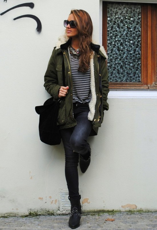 outfits chaqueta parka abrigo invierno