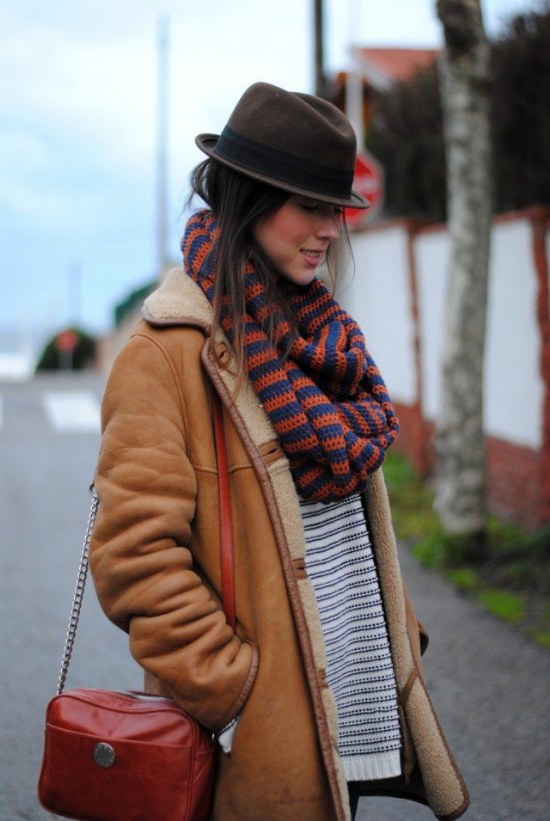 chaquetas invierno piel oveja moda