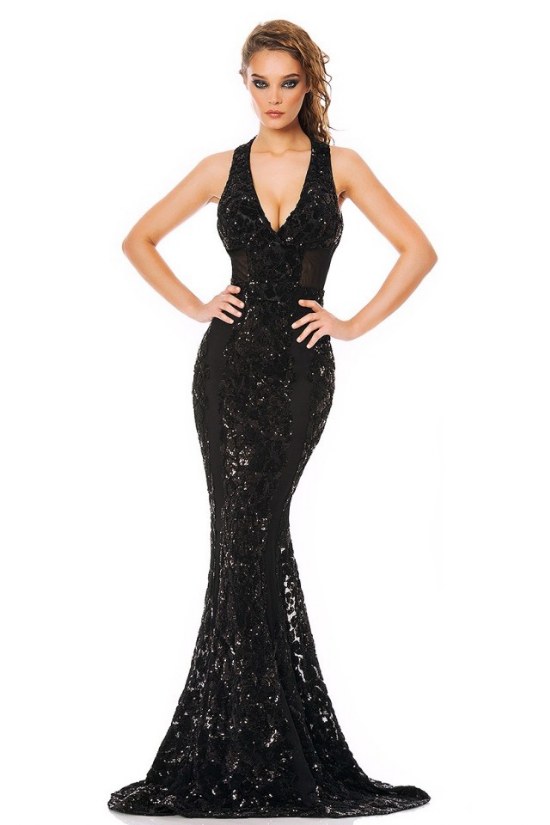 vestidos noche sensuales cristallini 2015