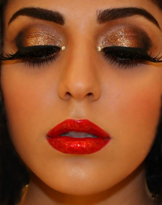 maquillaje vispera año nuevo 2015