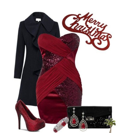 outfits navidad polyvore moda