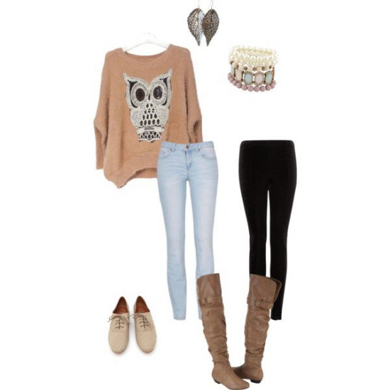 polyvore moda invierno outfits chicas