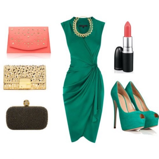 polyvore outfits navidades combinaciones vestidos