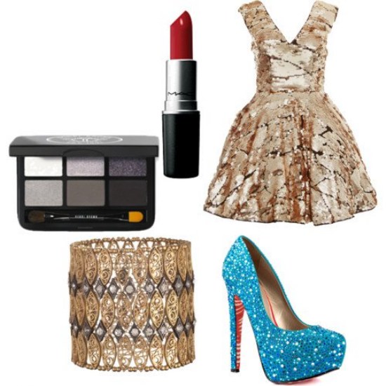 polyvore outfits navidades combinaciones vestidos