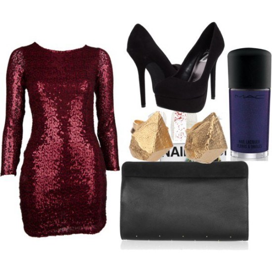 polyvore outfits navidades combinaciones vestidos