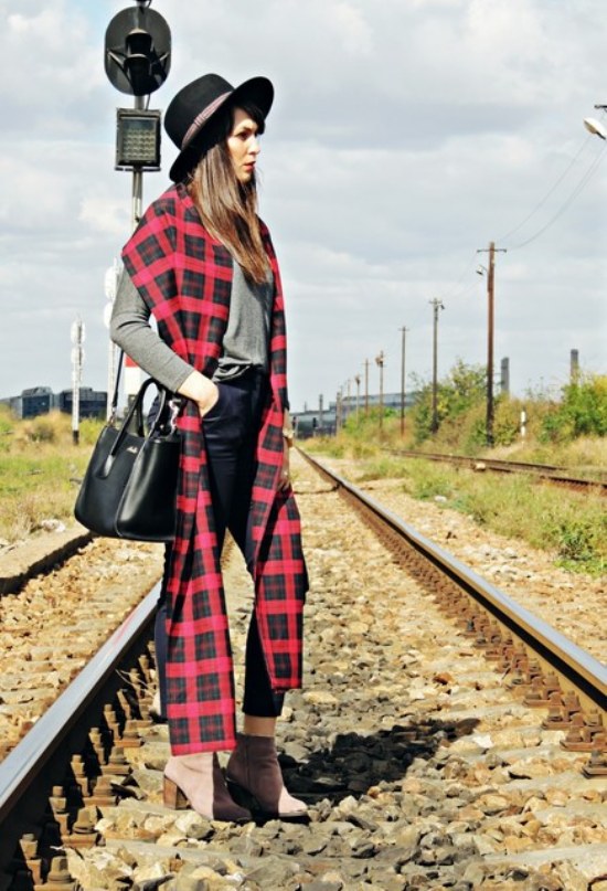 outfits sombreros moda invierno 2014