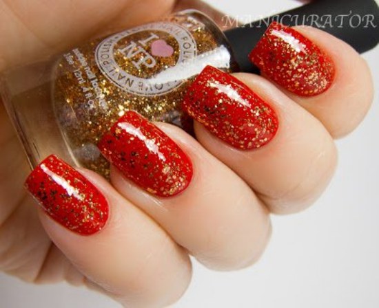 uñas diseños año nuevo 2015 manicure